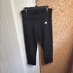 Adidas CLIMATE Black Leggings Stretch Athletic Performance